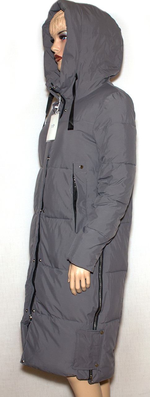 Молодіжне пальто - куртка зимове довге S,M,L,XL
