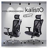 Ергономічне офісне крісло Kalisto ANGEL чорне, фото 4