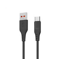 Кабель SkyDolphin S61T USB-Type-C 2.4A/1m (Черный)