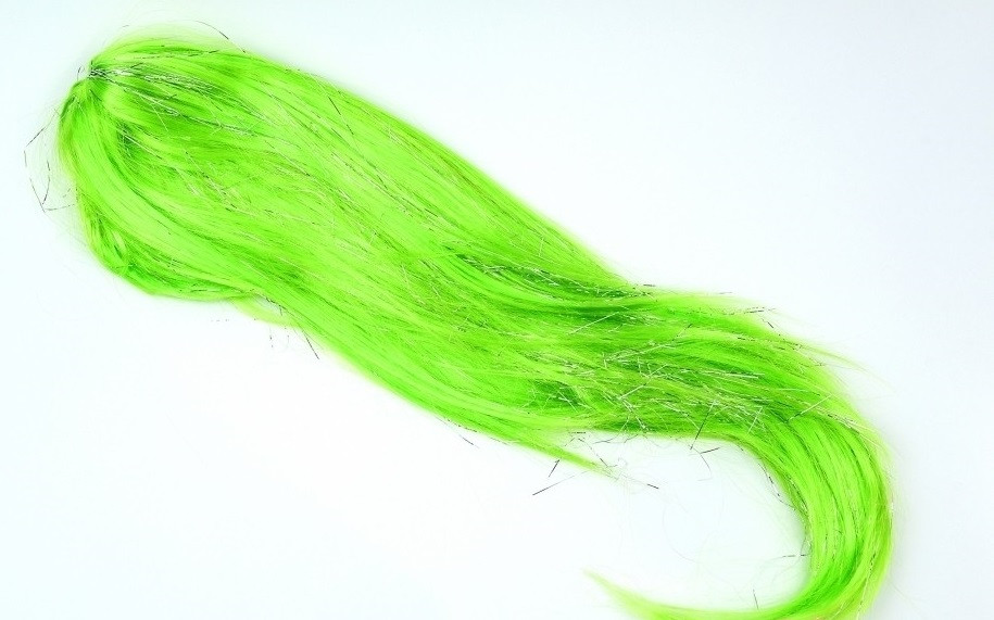 Перука з мішурою довга 55 см 120 гр на новорічні маскаради та карнавали