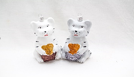 Іграшка новорічна "ТИГР З ГРОШИМА" 12,5 см