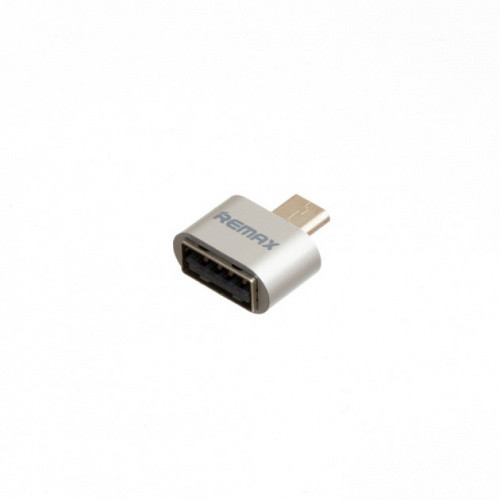 OTG Remax RA-OTG Lesy USB 2.0 Micro (Сталевий)