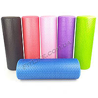 Массажный валик Foam Roller 45 см Eva ролик для массажа спины, мышц, триггерных точек