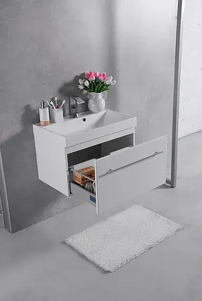 Тумба з умивальником Fancy Marble Corsica 70 (ШН-700)(Білий), фото 2