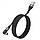 Кабель Hoco U100 Orbit Lightning (Чорний), фото 4