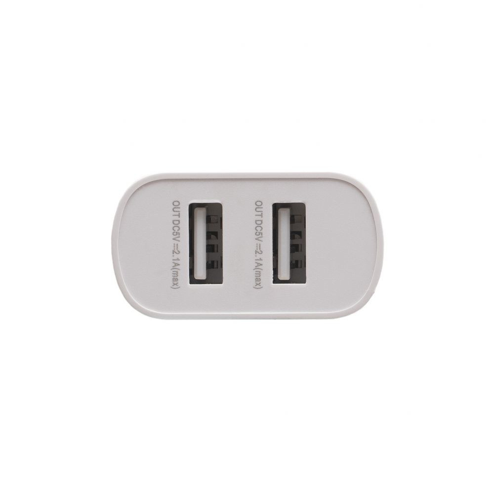 Мережевий Зарядний Пристрій Remax RP-U35 2USB Micro (Бiлий)