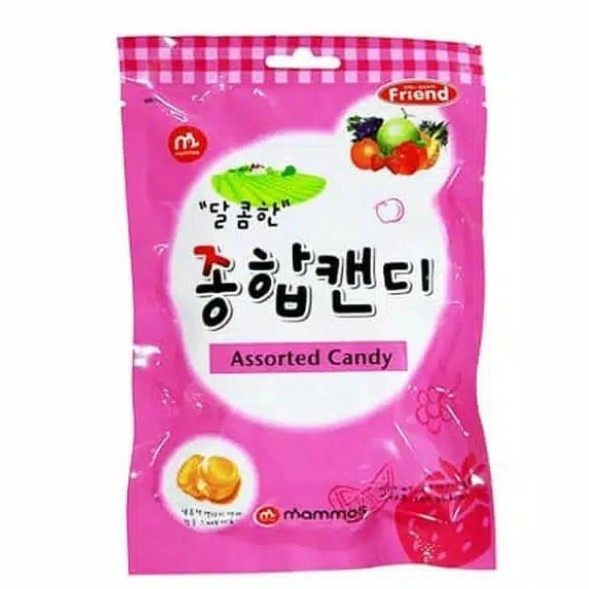 Цукерки фруктові Mammos Assorted Candy Корея, 100 г