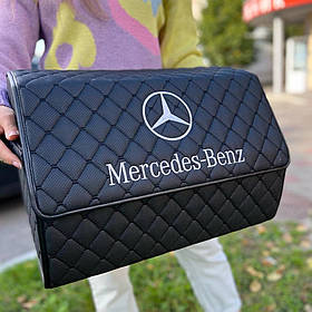 Органайзер до багажника автобіля 52 см з вишивкою логотипу Mercedes, ініціалами