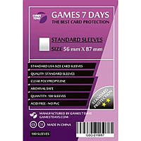 Протектори Games7Days  (56 x 87 мм) Standard USA (100 шт)