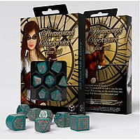 Набір кубиків Steampunk Clockwork Nautical Apparatus Modern Dice Set (7)