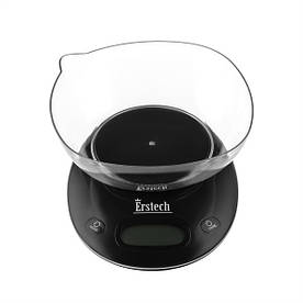Вага кухонна з чашею до 5 кг Erstech EKS-5181-B