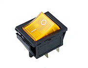 Перемикач з підсвічуванням IRS-201-3C3 ON-OFF, 4pin, 12V, 35А
