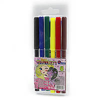 Фломастери 6 кол. "Josef Otten" Дівчинка з вінком, 6816CE-6, ш.к. 4823322203517