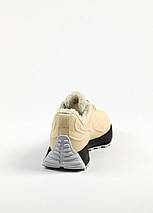Кросівки з хутром Evromoda 721768 36 Молочна шкіра, фото 5