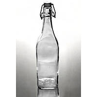 Бутылка с бугельным замком квадратная 500мл