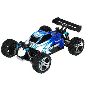 Машина на радіокеруванні баггі WLtoys A959 з повним приводом 45 км/год (Чорно-синій)