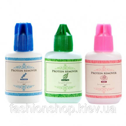 Знежирювач Sky 15 мл для вій з протеїнами (Pink, Green Tea, Collagen Sea), фото 1