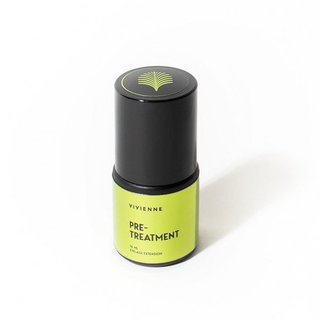 Знежирювач для вій Vivienne Pre-Treatment 15 мл, підготовка до нарощування