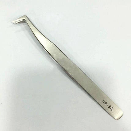 Пінцет SVS для об’ємного нарощування вій Сапожок, у тубусі, фото 1