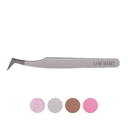 Пінцет Lash Secret для об’ємного нарощування вій L, фото 1