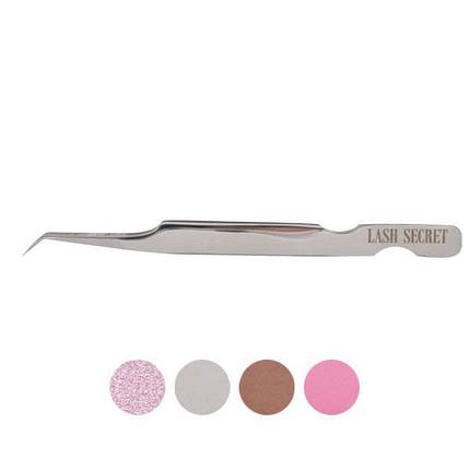 Міні-пінцет Lash Secret для нарощування вій L mini, фото 1