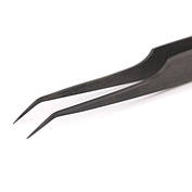 Пінцет Vivienne XL для нарощування вій в куточках очей та важкодоступних місцях, фото 4