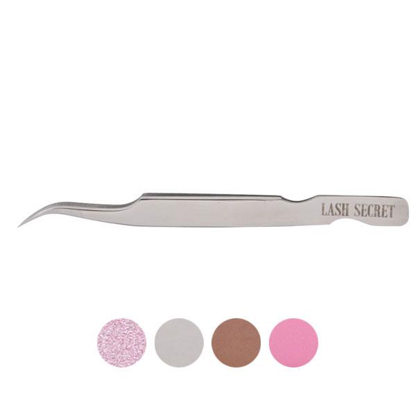 Вигнутий пінцет Lash Secret для нарощування вій