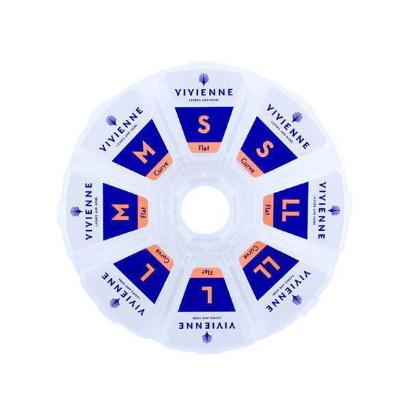 Набір силіконових бігуді Vivienne для ламінування вій (8 пар)