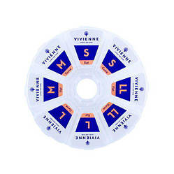 Набір силіконових бігуді Vivienne для ламінування вій (8 пар), фото 1