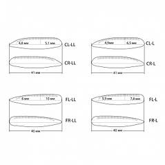 Набір силіконових бігуді Vivienne для ламінування вій (8 пар), фото 2