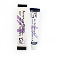Фарба для вій та брів Hair Well 20 ml (чорна, синьо-чорна, коричнева), фото 3