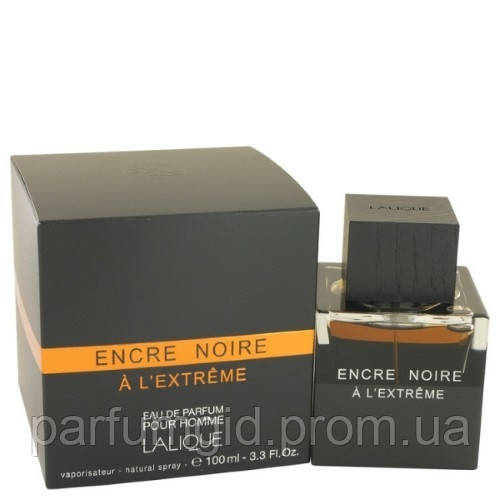 Оригинальные мужские духи Lalique Encre Noire Pour Homme A L`Extreme (Лалик Энкре Нуар Экстрим) 100 ml/мл, - фото 1 - id-p1685873841