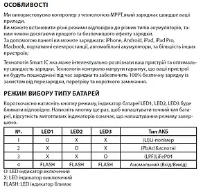 Портативна сонячна панель та зарядний пристрій 120W ALT-120 Вт, фото 3
