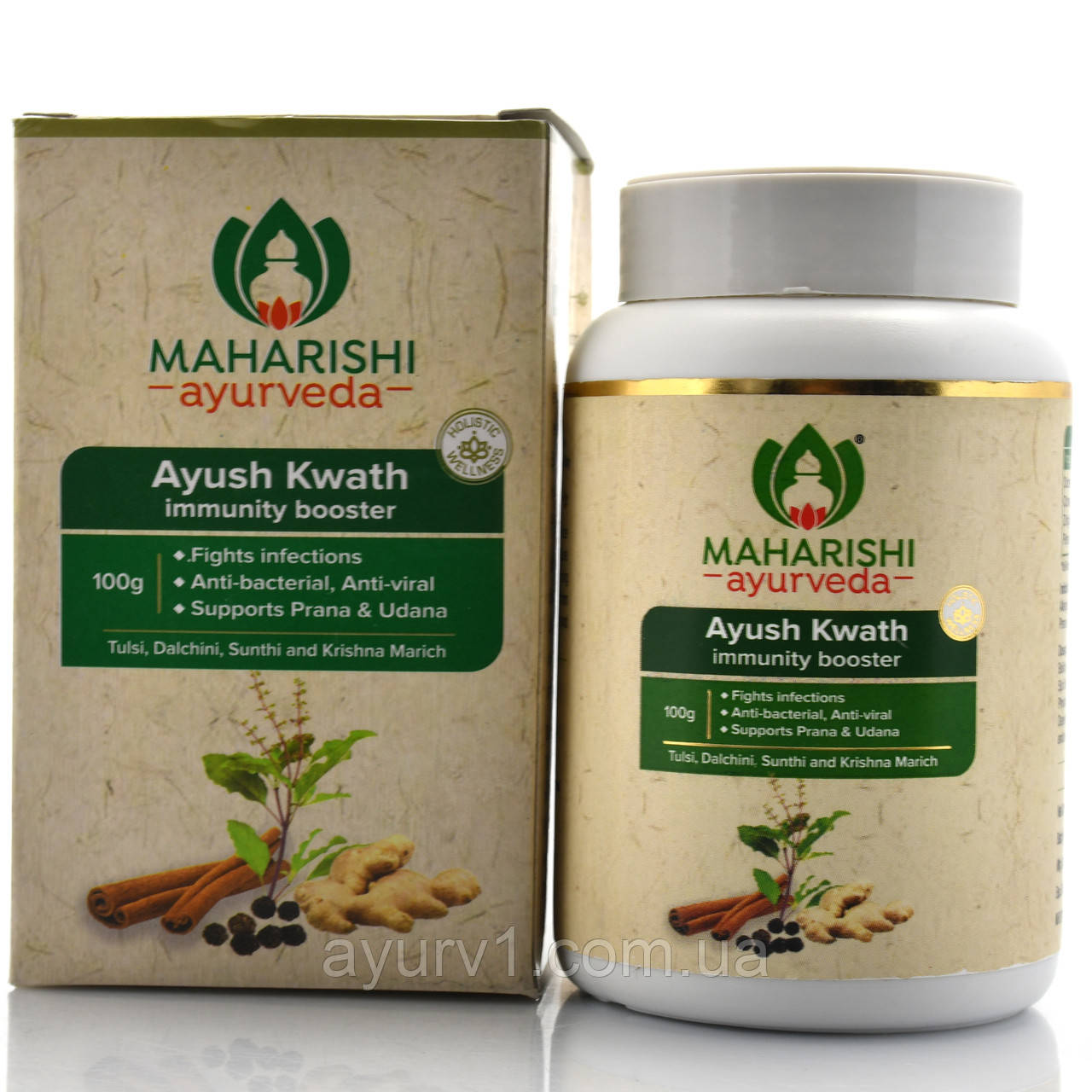 Ayush Kwath Immunity Booster Аюш- чай від застуди Махаріші Аюрведа, 100 г