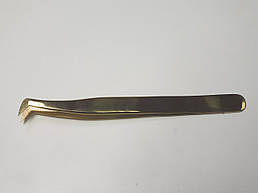 Пінцет SVS Gold Volume Hollywood для об’ємного нарощування вій