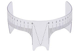 Мяка лінійка для брів SVS з вирізом для носа