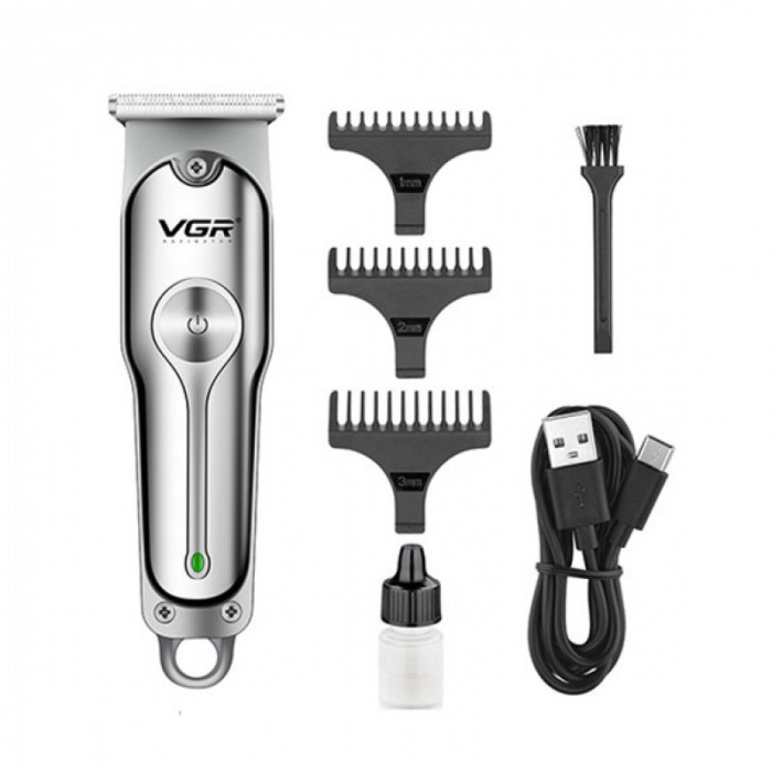 Машинка для стриження волосся тример VGR V-071 з USB-зарядкою