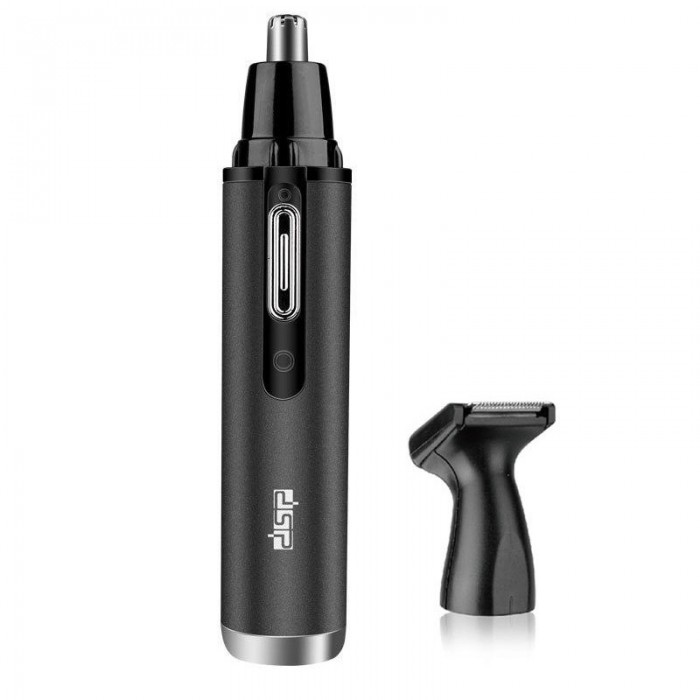 Тример електричний акумуляторний бездротовий для носа вух і бороди 2в1 DSP 40007, фото 1