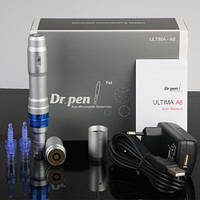 Пристрій для фракційної мезотерапії з акумулятором Dr.Pen Ultima A6 (Дермапен, Дермаштамп)