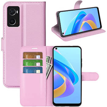 Чохол-книжка Litchie Wallet для Oppo A76 Light Pink