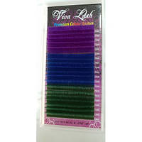 Вії для нарощування кольорові Viva Lash 20 ліній — яскравість та стиль