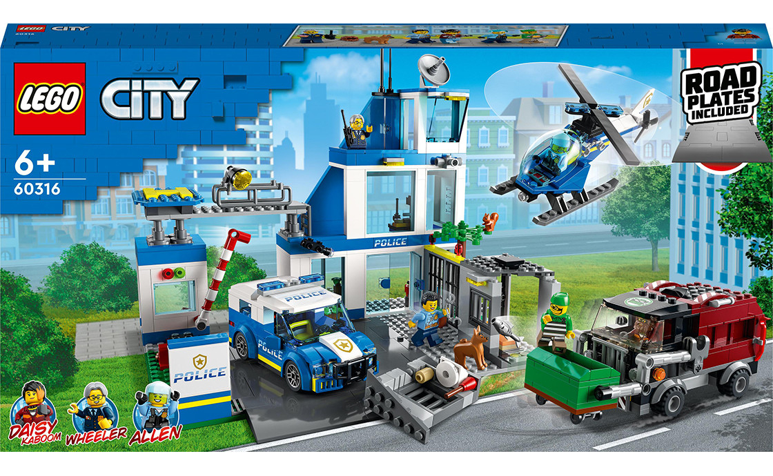 LEGO City Поліцейський відділок 668 деталей (60316), фото 1
