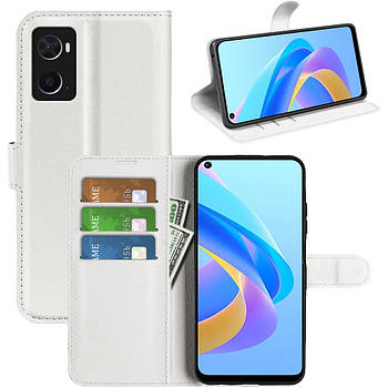 Чохол-книжка Litchie Wallet для Oppo A76 White