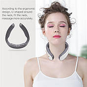 Масажер SVS для шиї та плечей з тепловим ефектом і бездротовим керуванням, фото 4