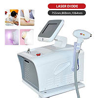 Аппарат, диодный лазер для удаления волос 3 волны 755 нм, 808 нм, 1064 нм 900w, Эпиляция, 3х волновой 2000w