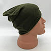 Тактична флісова шапка для ВСУ, Олива / Тепла зимова шапка / Вітрозахисна шапка для військових, фото 5