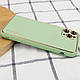 Шкіряний чохол Xshield для Apple iPhone 12 Pro Max (6.7") Зелений / Pistachio, фото 3