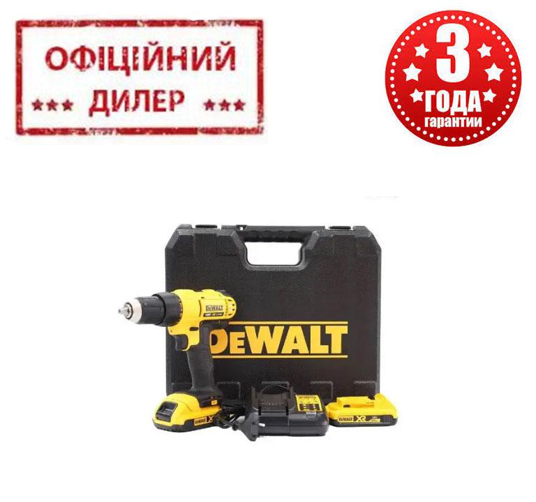 Акумуляторний шуруповерт DeWalt DCD771D2 (18 В, 2 А/год, двошвидкісний)