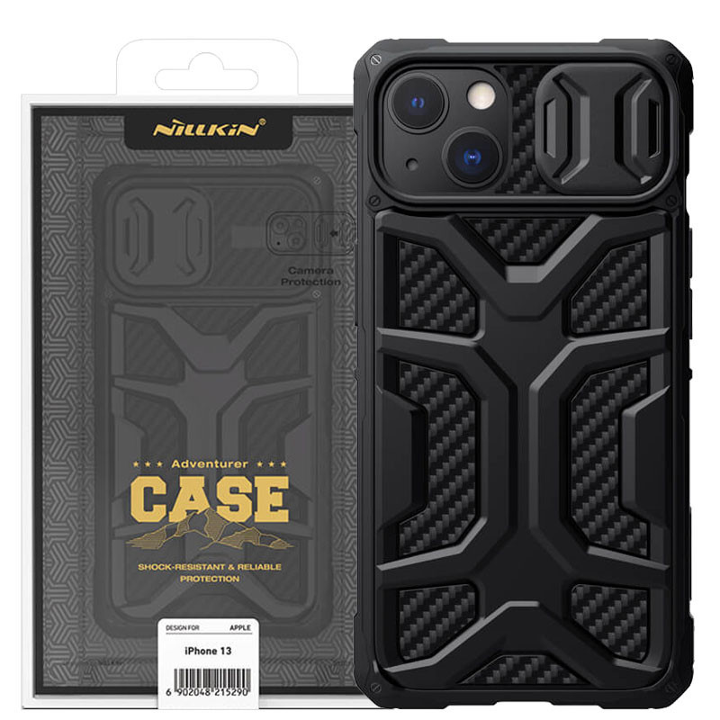 TPU+PC чохол Nillkin CamShield Adventurer (шторка на камеру) для Apple iPhone 13 (6.1"), фото 1