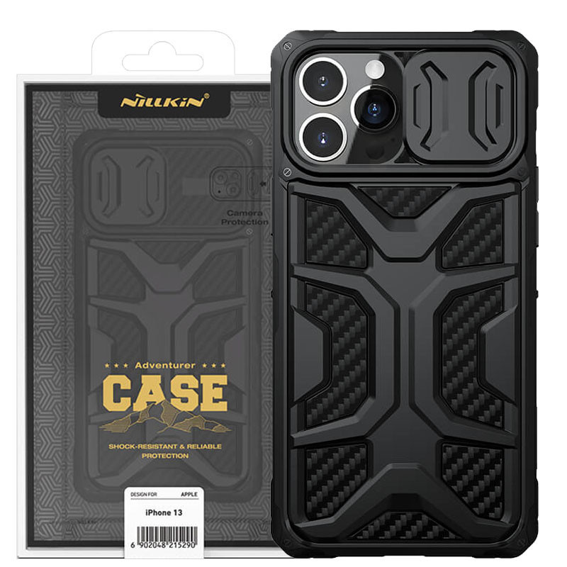 TPU+PC чохол Nillkin CamShield Adventurer (шторка на камеру) для Apple iPhone 13 Pro Max (6.7"), фото 1